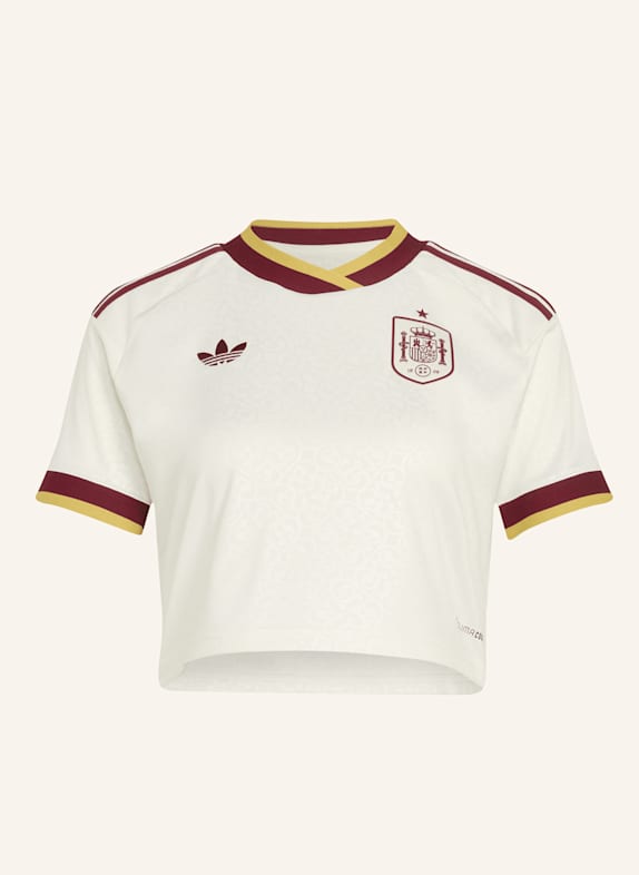 adidas SPANIEN 26 AUSWÄRTSTRIKOT, KÜRZER GESCHNITTEN WEISS