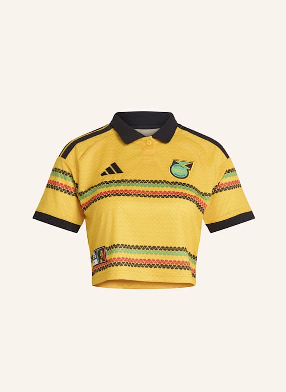 adidas JAMAIKA 26 X BOB MARLEY HEIMTRIKOT, KÜRZER GESCHNITTEN GOLD
