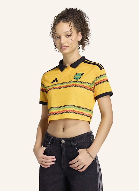adidas JAMAIKA 26 X BOB MARLEY HEIMTRIKOT, KÜRZER GESCHNITTEN GOLD