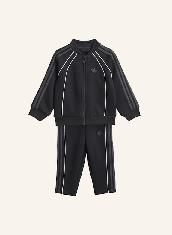 adidas Originals SPACER TRACKSUIT. SCHWARZ
