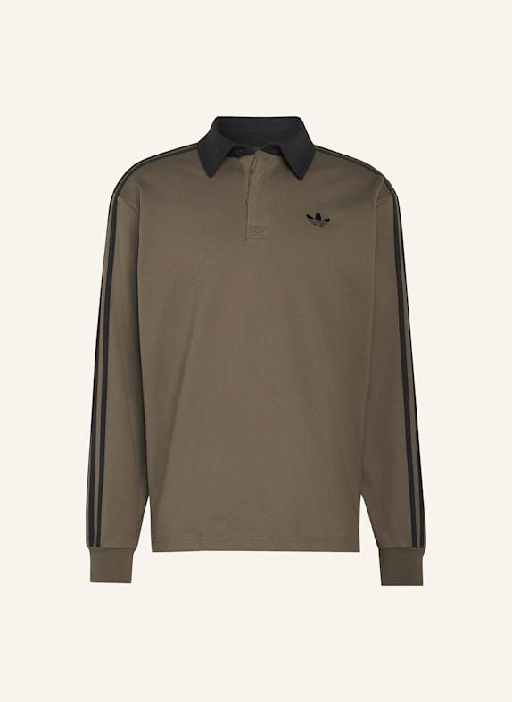 adidas Originals Rugbyshirt 3-STREIFEN BRAUN