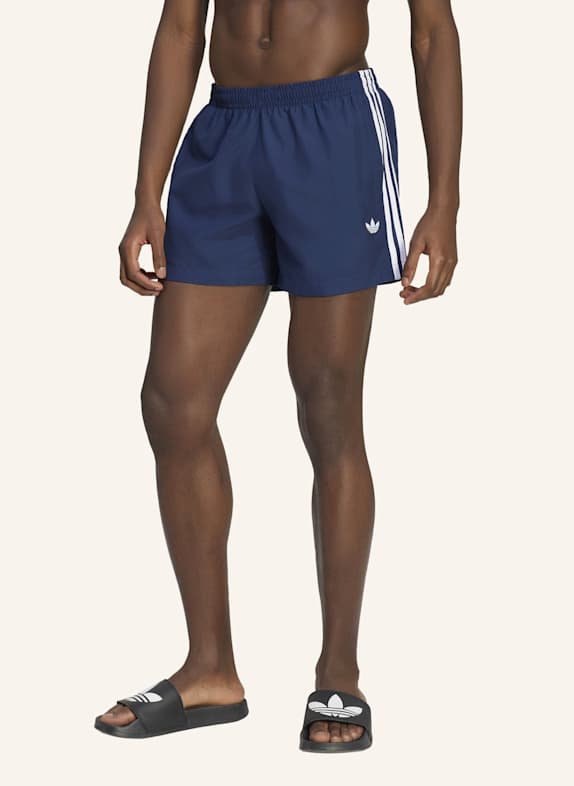 adidas Originals 3-STREIFEN BADESHORTS BLAU