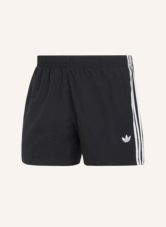 adidas Originals 3-STREIFEN BADESHORTS SCHWARZ