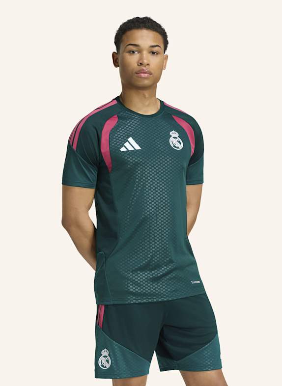 adidas REAL MADRID 26/27 TIRO 26 COMPETITION TRAININGSTRIKOT GRÜN / ROSA