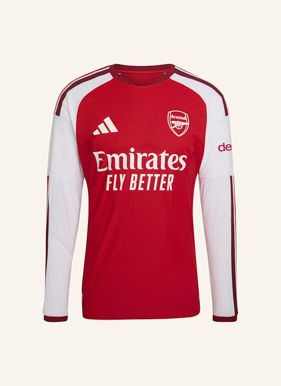 adidas FC ARSENAL 26/27 AUTHENTIC HEIMTRIKOT, LANGÄRMELIG ROT