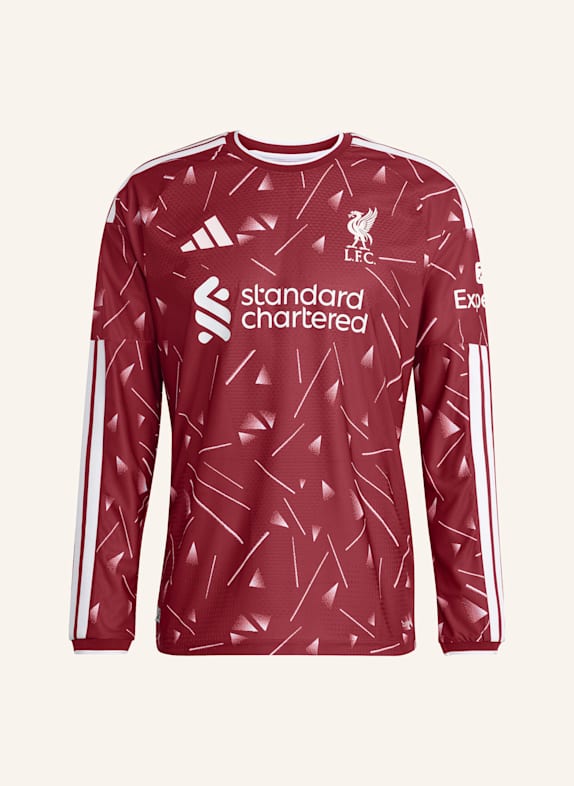 adidas FC LIVERPOOL 26/27 AUTHENTIC HEIMTRIKOT, LANGÄRMELIG ROT