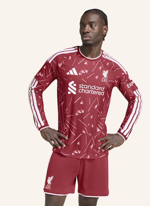 adidas FC LIVERPOOL 26/27 AUTHENTIC HEIMTRIKOT, LANGÄRMELIG ROT