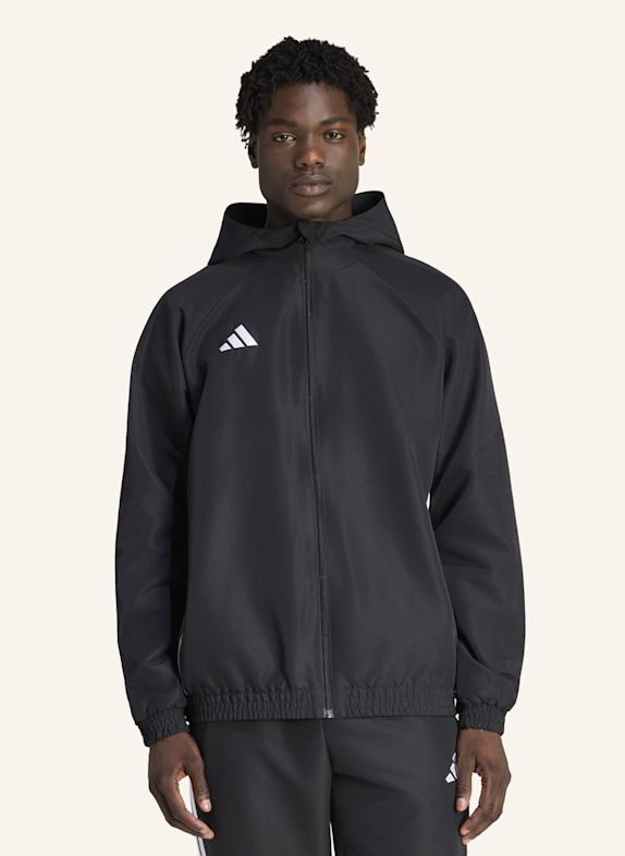 adidas TIRO 26 ESSENTIALS WOVEN KAPUZENJACKE SCHWARZ / WEISS
