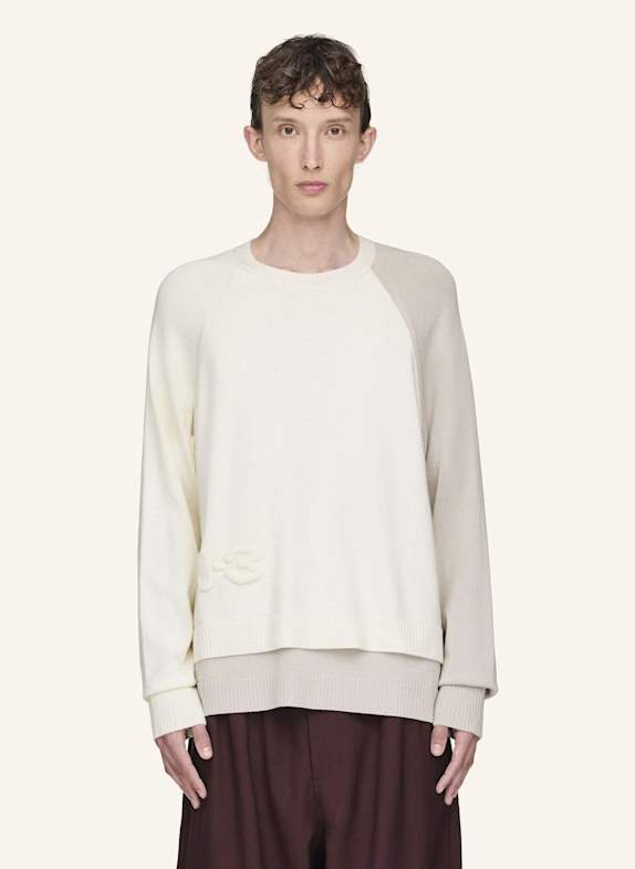 Y-3 Y-3 LOGO KNIT CREW WEISS