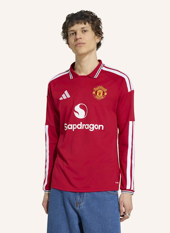 adidas MANCHESTER UNITED 26/27 HEIMTRIKOT, LANGÄRMELIG ROT