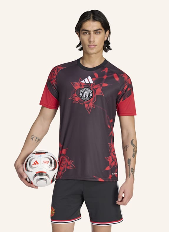adidas MANCHESTER UNITED 26/27 PRE-MATCH TRIKOT SCHWARZ