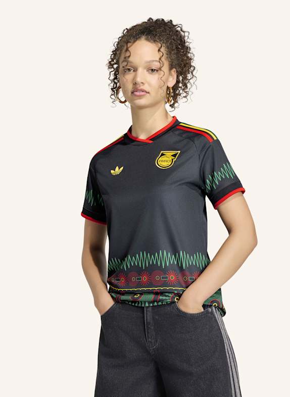 adidas JAMAIKA 26 X BOB MARLEY AUSWÄRTSTRIKOT SCHWARZ