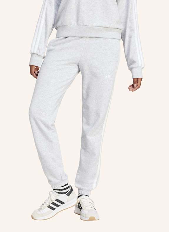 adidas Sweatpants ESSENTIALS 3-STREIFEN WEISS
