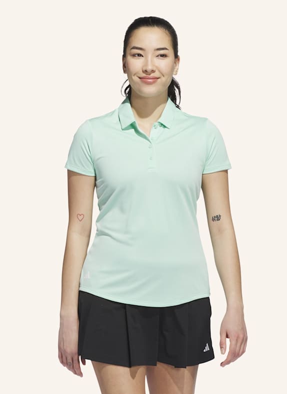 adidas SOLID PERFORMANCE SHORT SLEEVE POLOSHIRT FÜR DAMEN GRÜN