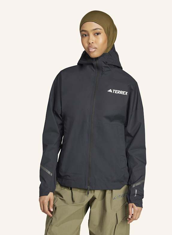 adidas TERREX TERREX XPERIOR 2.5 LAYER LIGHT CLIMAPROOF JACKE SCHWARZ