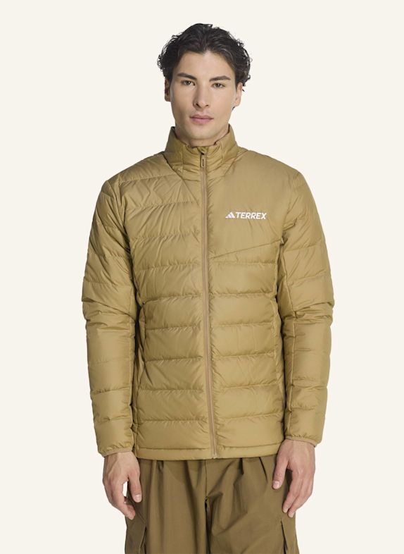 adidas TERREX TERREX MULTI LIGHT DOWN CLIMAWARM JACKE BRAUN