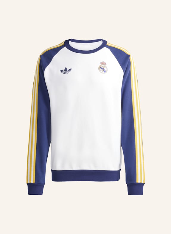 adidas REAL MADRID ORIGINALS SWEATSHIRT WEISS