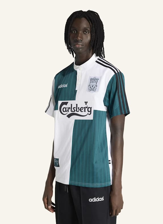 adidas LIVERPOOL FC AUSWÄRTSTRIKOT 95 WEISS/ GRÜN