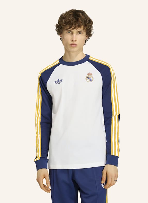 adidas REAL MADRID ORIGINALS LONGSLEEVE WEISS