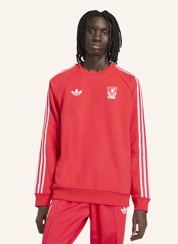 adidas LIVERPOOL FC ORIGINALS CREW SWEATSHIRT ROT
