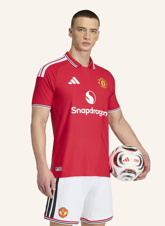adidas MANCHESTER UNITED 26/27 AUTHENTIC HEIMTRIKOT ROT