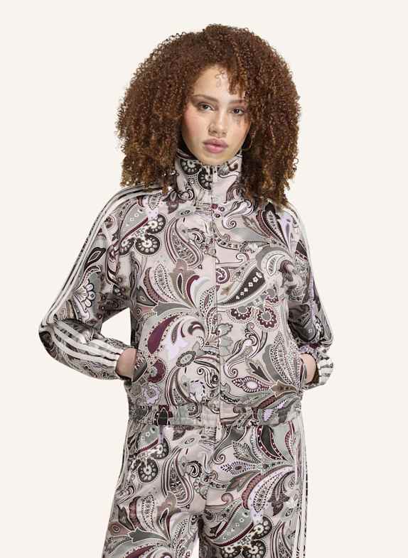adidas Originals ADIDAS LIBERTY LONDON FIREBIRD SATIN ORIGINALS JACKE BEIGE
