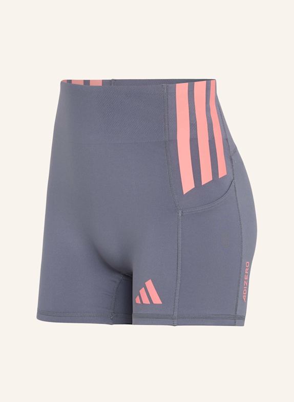 adidas ADIZERO SHORT LEGGINGS GRAU