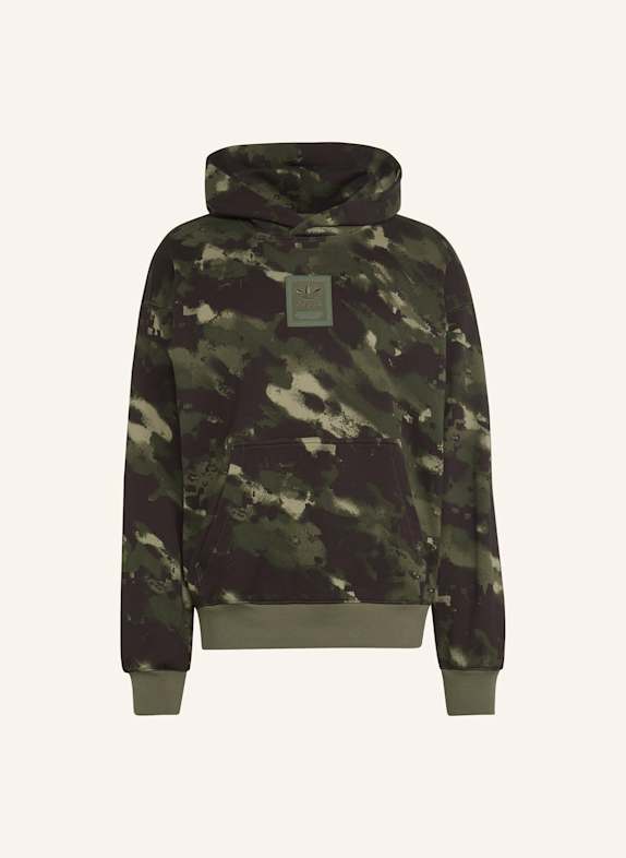 adidas Originals CAMO HOODIE GRÜN