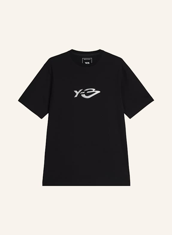 Y-3 Y-3 LIQUID LOGO T-SHIRT SCHWARZ