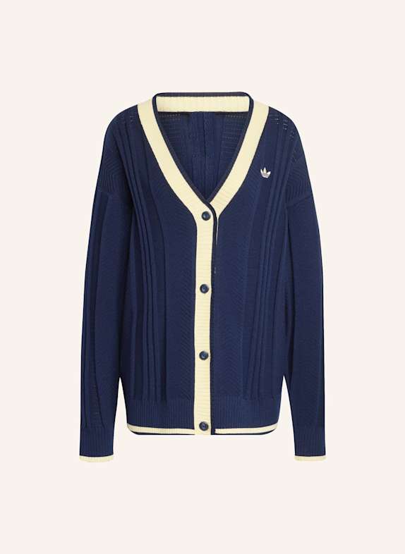 adidas Originals ZOPFMUSTER-STRICKJACKE BLAU