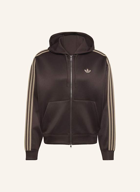 adidas Originals ADIDAS ADICOLOR SPACER OVERSIZED KAPUZENJACKE BRAUN