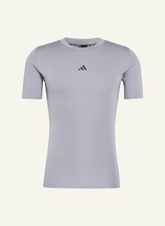 adidas T-Shirt TECHFIT GRAU