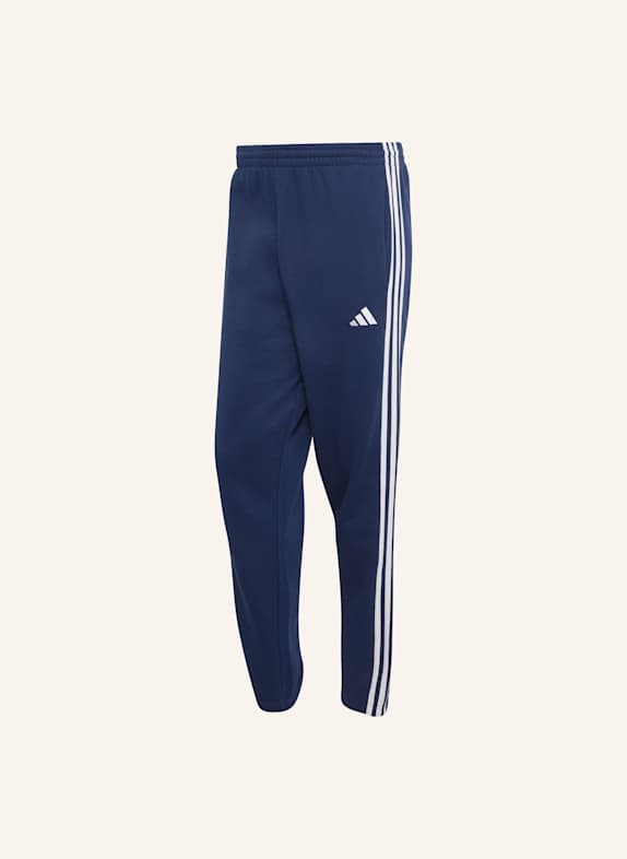 adidas ESSENTIALS 3-STREIFEN HOSE, FRENCH TERRY, SCHMAL ZULAUFEND, BÜNDCHEN WEISS