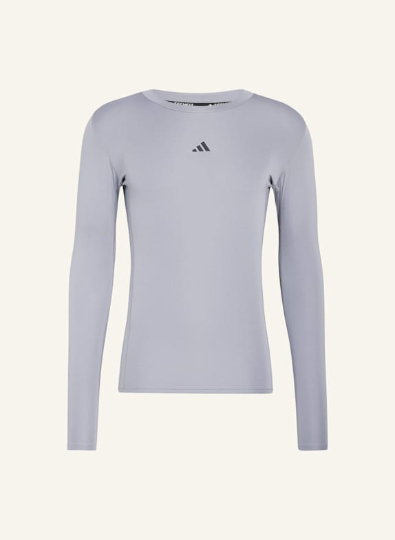 adidas Longsleeve TECHFIT COMPRESSION TRAINING GRAU