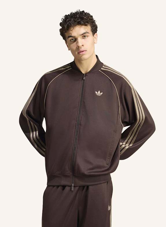 adidas Originals SST ADICOLOR CLASSICS LOOSE TRACK TOP BRAUN