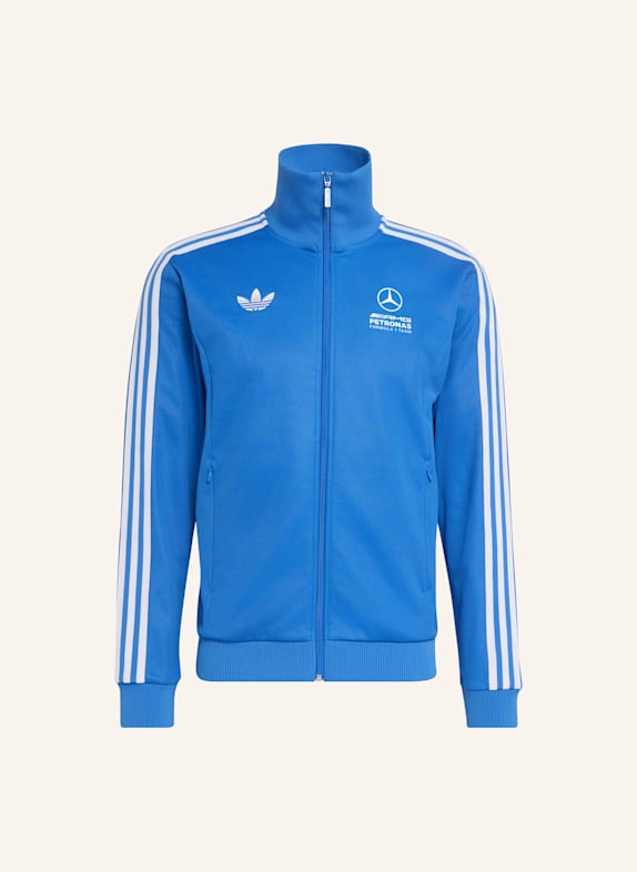 adidas MERCEDES AMG PETRONAS FORMULA 1 TEAM BLUE WONDER TRAININGSJACKE BLAU