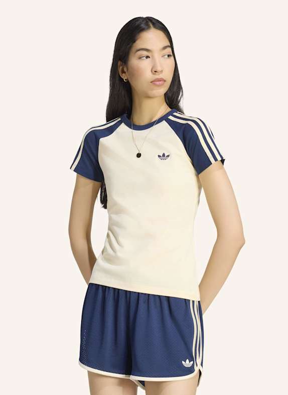 adidas Originals SST T-SHIRT CREME/ BLAU