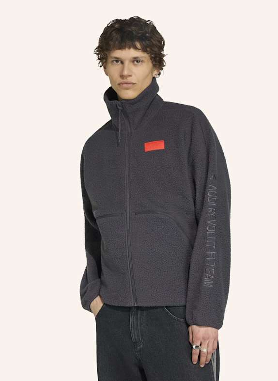 adidas AUDI FORMULA ONE TEAM ELEVATED POLARFLEECE JACKE SCHWARZ/ ROT