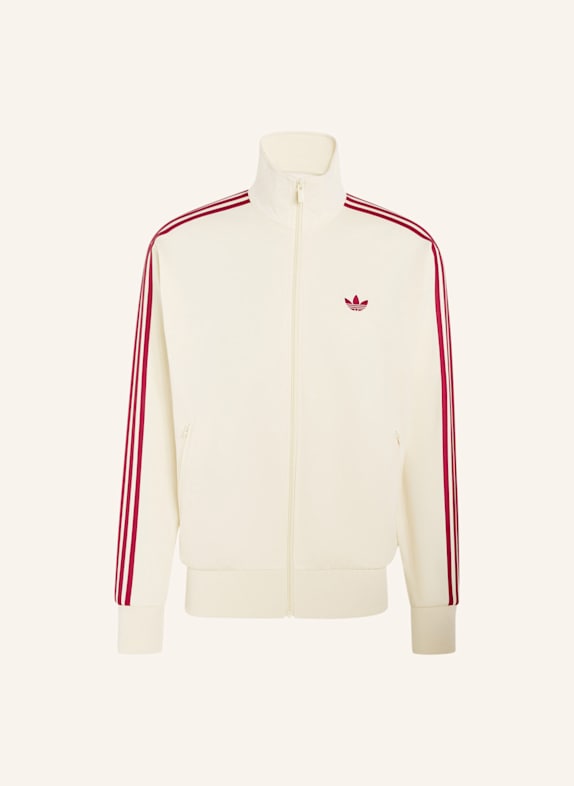 adidas Originals Sweatjacke FIREBIRD mit Galonstreifen CREME/ ROT