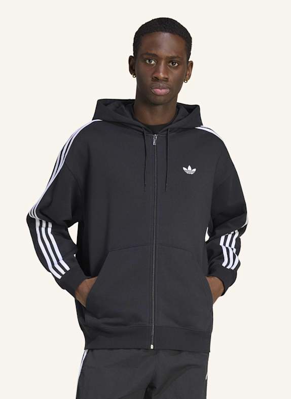 adidas Originals ADIDAS ADICOLOR KAPUZENJACKE, OVERSIZE SCHWARZ