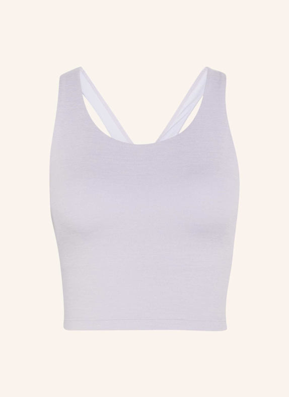 adidas Cropped-Top ALL ME MEDIUM DUNKELLILA
