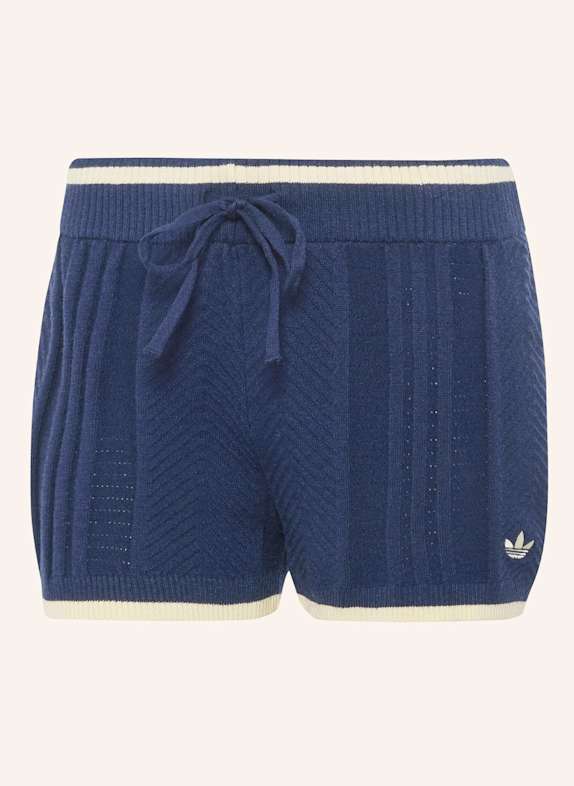 adidas Originals CABLE KNIT SHORTS BLAU