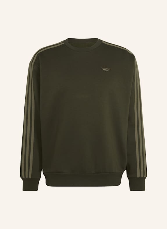 adidas Originals ADICOLOR 3-STREIFEN OVERSIZED CREWNECK SCHWARZ