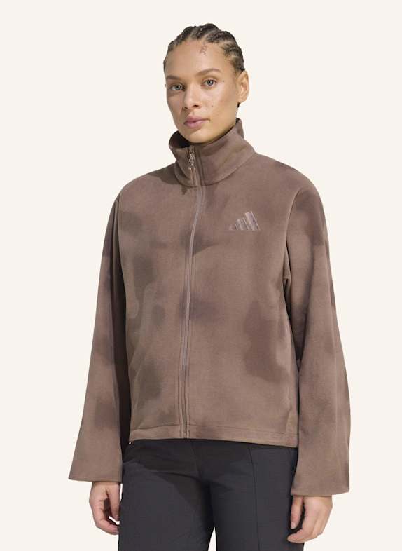 adidas TERREX TERREX MULTI CLIMAWARM FLEECEJACKE, DURCHGEHENDER REISSVERSCHLUSS BRAUN