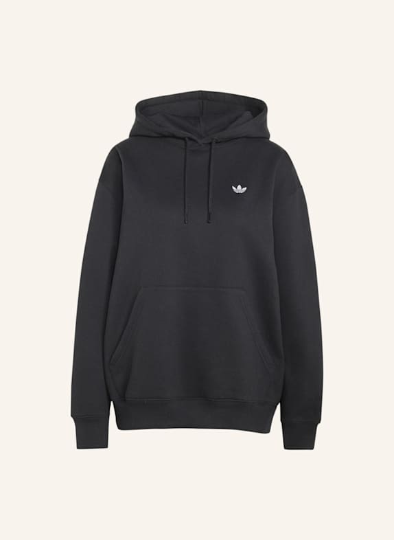 adidas Originals ESSENTIALS OVERSIZE FLEECE HOODIE SCHWARZ