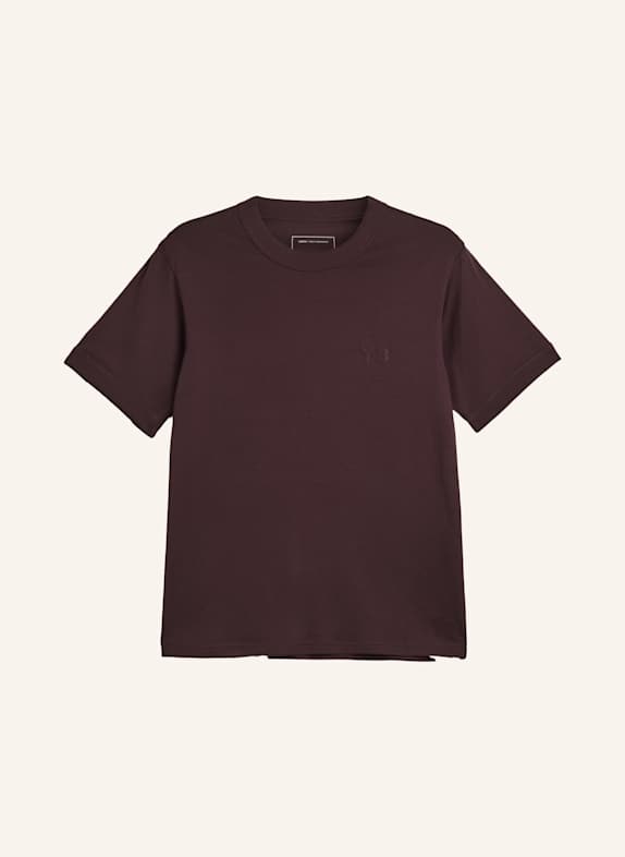 Y-3 Y-3 T-SHIRT, SCHMALE PASSFORM ROT