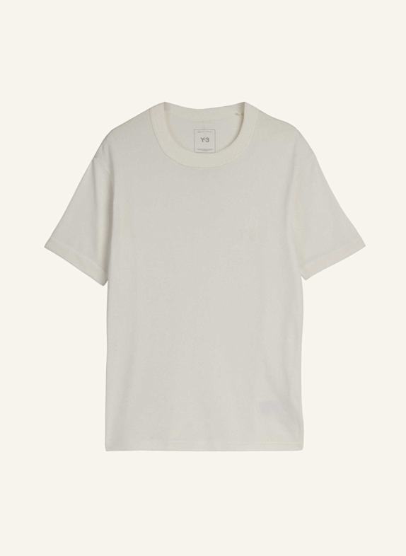 Y-3 Y-3 T-SHIRT, SCHMALE PASSFORM WEISS
