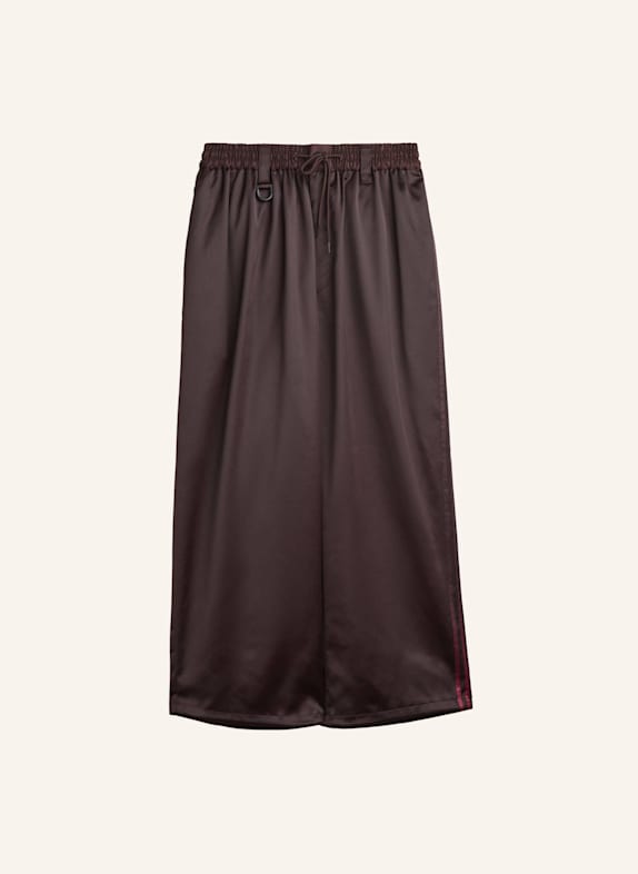 Y-3 Y-3 3-STREIFEN TRAININGSHOSE, SATIN, FARBVERLAUF ROT