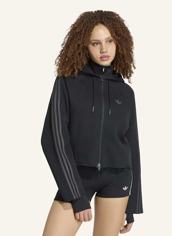 adidas Originals SST 2.0 CROPPED HOODY SCHWARZ