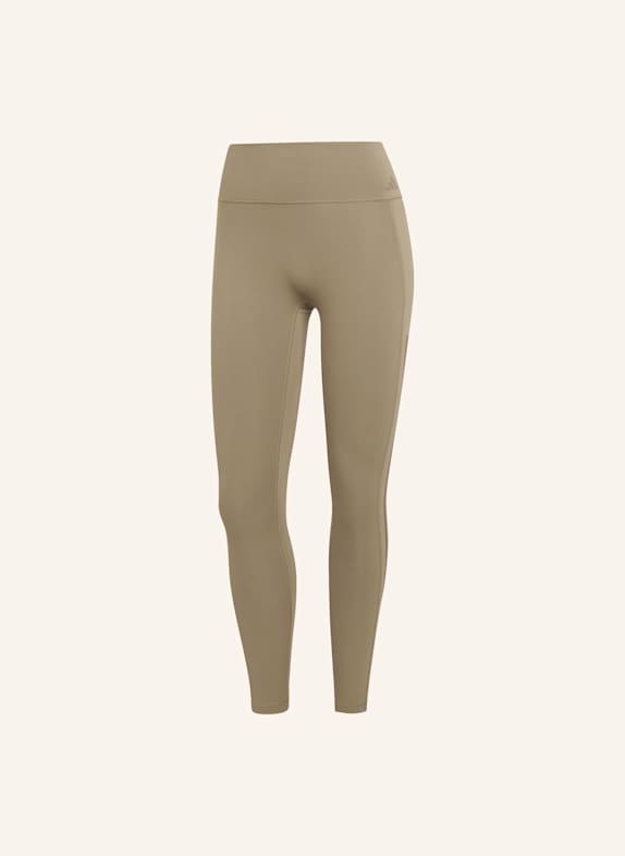adidas OPTIME WORKOUT 3-STREIFEN 7/8 LEGGINGS KHAKI
